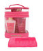 Victoria´s Secret Pure Seduction vyživující tělový spray 60 ml + tělové mléko 60 ml + sprchový gel 60 ml + hřeben + ručník + kosmetická taška