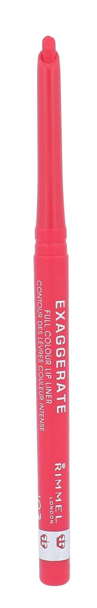 Rimmel London Exaggerate Tužka na rty 0,25 g 103 Pink A Punch pro ženy