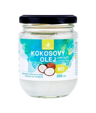Allnature Premium Bio Coconut Oil Přípravek pro zdraví 200 ml unisex