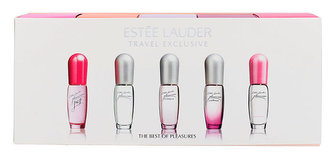 Estée Lauder Mini Set 2 edp Pleasures Pop 4 ml + edp Pleasures 4 ml + edp Pleasures Florals 4 ml + edp Pleasures Intense 4 ml + edf Pleasures 4 ml