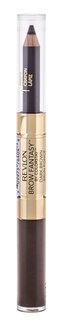 Revlon Brow Fantasy Set a paletka na obočí Pencil & Gel 1,49 g Dark Brown pro ženy