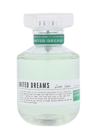 Benetton United Dreams Toaletní voda Live Free 80 ml pro ženy