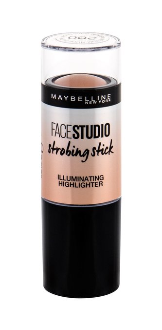 Maybelline FaceStudio Rozjasňovač Strobing Stick 9 g 200 Medium-Nude Glow pro ženy Maybelline FaceStudio Rozjasňovač Strobing Stick 9 g 200 Medium-Nude Glow pro ženy