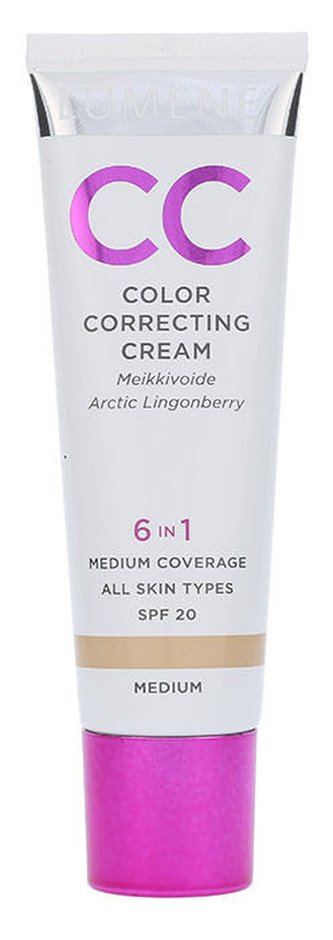 Lumene CC CC krém Color Correcting Cream SPF20 30 ml Medium pro ženy
