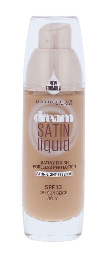 Maybelline Dream Satin Makeup Liquid 30 ml 48 Sun Beige SPF13 pro ženy