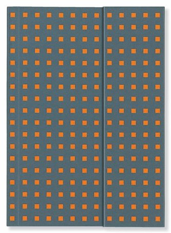 Notatnik A4 Quadro Grey on Orange