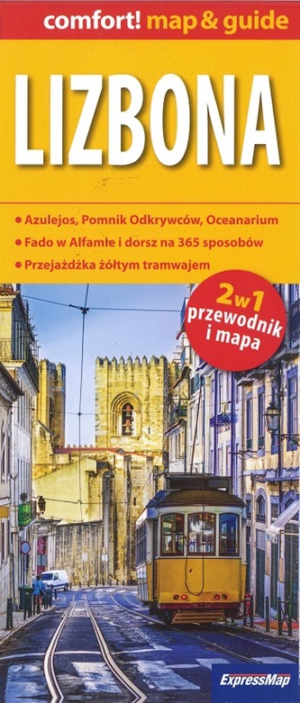 Lizbona laminowany map&guide 2w1: przewodnik i mapa