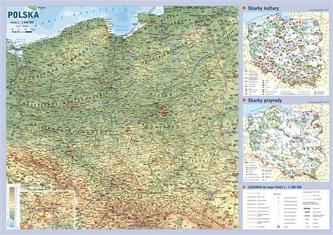MAPA ŚCIENNA POLSKA