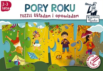 PUZZLE 10 PORY ROKU UKŁADAM I OPOWIADAM + KOLOROWANKA XXL