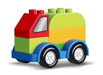 Klocki duże kreatywne ciężarówka