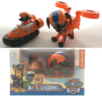 Psi Patrol Figurka z autkiem poduszkowcem + Powietrzny Zuma