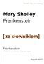 FRANKENSTEIN Z PODRĘCZNYM SŁOWNIKIEM ANGIELSKO-POLSKIM
