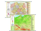 MAPA ŚCIENNA POLSKA 1:1,8 MLN.ADM-FIZ