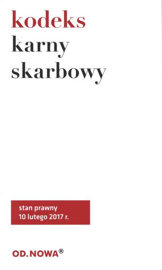 KODEKS KARNY SKARBOWY 02.2017