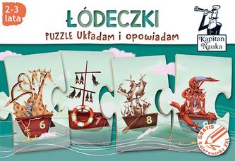 PUZZLE 10 ŁÓDECZKI UKŁADAM I OPOWIADAM + KOLOROWANKA XXL