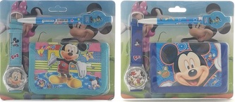 Portfel zegarek długopis Myszka Miki