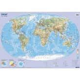 MAPA ŚCIENNA ŚWIAT 1:60 000 000