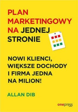 Plan markietingowy na jednej stronie