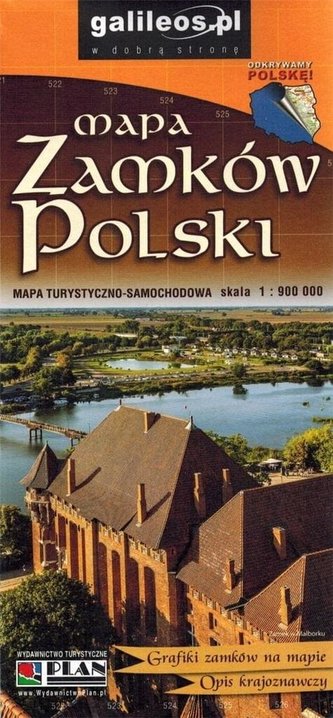 Mapa zamków Polski