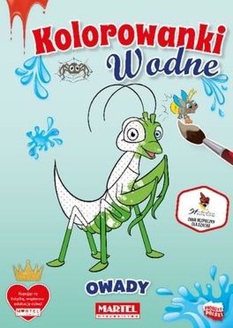 Kolorowanka wodna Owady