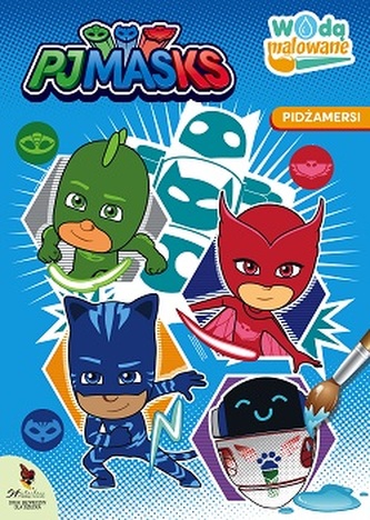 WODĄ MALOWANE PJMASKS PIDŻAMERSI
