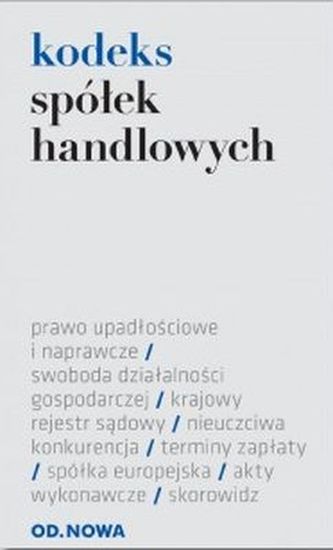 KODEKS SPÓŁEK HANDLOWYCH 01.02.2015