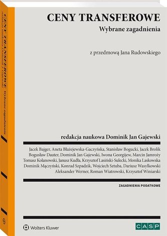 Ceny transferowe. Wybrane zagadnienia