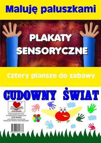 Plakaty sens. Maluję paluszkami. Cudowny świat