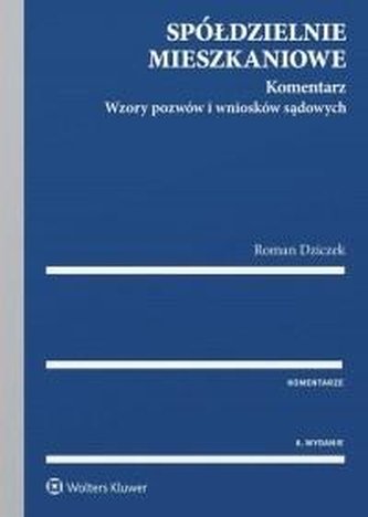 Spółdzielnie mieszkaniowe. Komentarz w.8