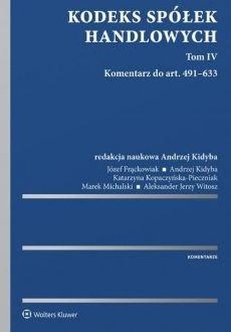 Kodeks spółek handlowych T.4