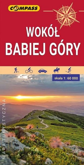 Mapa turystyczna Wokół Babiej Góry 1:60 000