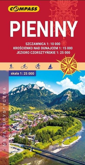 Mapa turystyczna - Pieniny 1:25 000 w.2020
