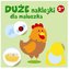 Duże naklejki dla maluszka - kurka 2+