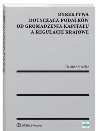 Dyrektywa dotycząca podatków od gromadzenia kapita