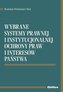 Wybrane systemy prawnej i instytucjonalnej...