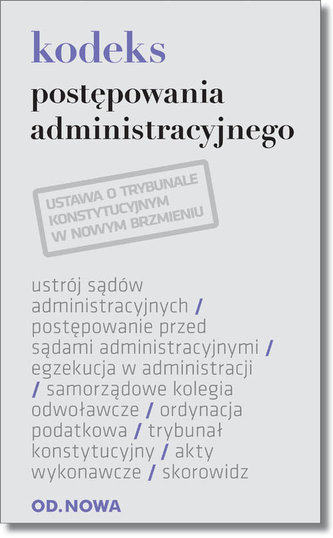 Kodeks postępowania administracyjnego. St.pr. 01.02.2016