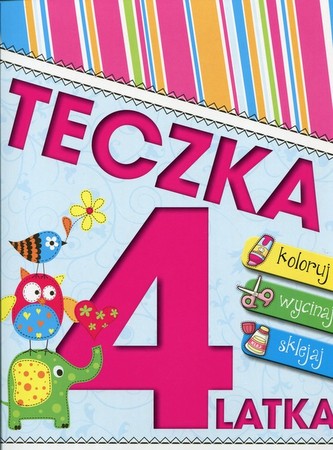 Teczka 4 latka Koloruj wycinaj sklejaj