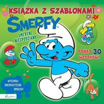 Smerfy Smerfne niespodzianki Książka z szablonami