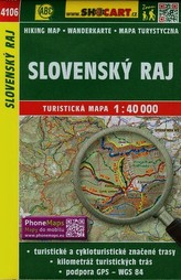 Slovenský ráj 1:40 000/Turistická mapa SHOCart 4106