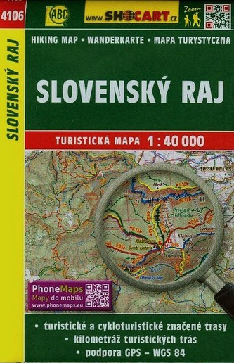 Slovenský ráj 1:40 000/Turistická mapa SHOCart 4106