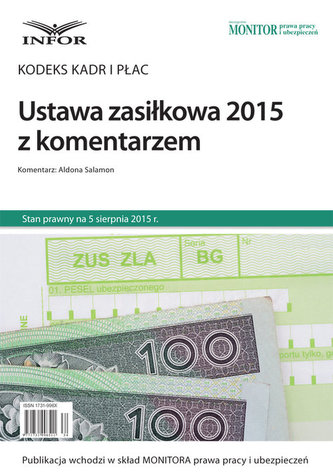Ustawa zasiłkowa 2015 z komentarzem