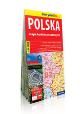 Polska mapa kodów pocztowych. 1:685 000