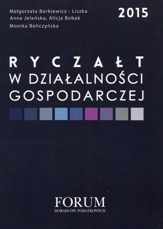 Ryczałt w działalności gospodarczej 2015