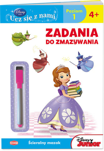 Disney Uczy. Jej wysokość Zosia. Zadania do zmazywania