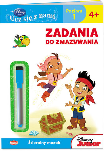 Disney Uczy. Jake i piraci z Nibylandii. Zadania do zmazywania Disney Uczy. Jake i piraci z Nibylandii. Zadania do zmazywania