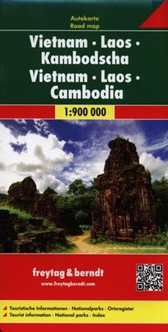 AK 186 Vietnam, Laos, Kambodža 1:900 000 / automapa AK 186 Vietnam, Laos, Kambodža 1:900 000 / automapa