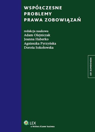 Współczesne problemy prawa zobowiązań