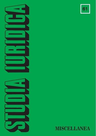 Studia Iuridica, nr 61. Miscellanea