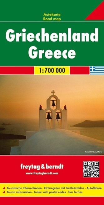 Grecja mapa drogowa 1:700 000