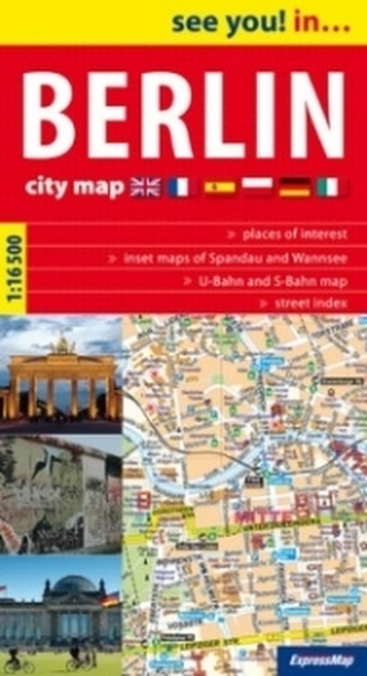 Plan miasta. Berlin 1: 16 500